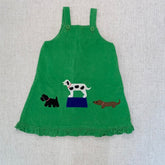 Corduroy Puppy Dress